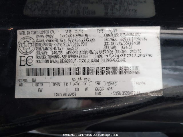 Продаж на аукціоні авто 2012 Ford Focus Se, vin: 1FAHP3F27CL263796, номер лоту: 12593760