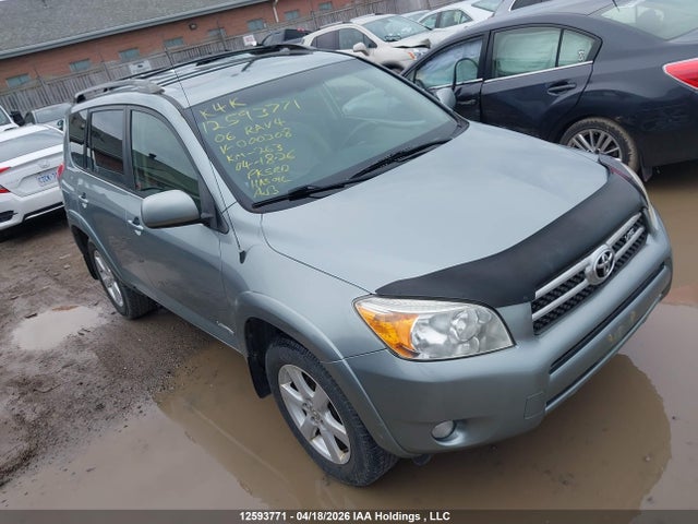 2006 Toyota Rav4 Limited მანქანა იყიდება აუქციონზე, vin: JTMBK31V966000308, აუქციონის ნომერი: 12593771