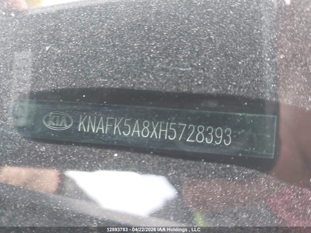 KNAFK5A8XH5728393 KIA FORTE LX