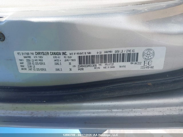 Aukcja sprzedaży 2010 Dodge Grand Caravan Se, vin: 2D4RN4DE6AR313036, numer aukcji: 12593789