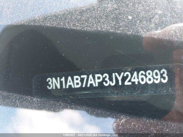 3N1AB7AP3JY246893 Nissan Sentra S/sv/sr/sl