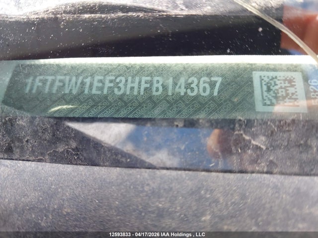 Aukcja sprzedaży 2017 Ford F150 Supercrew, vin: 1FTFW1EF3HFB14367, numer aukcji: 12593833