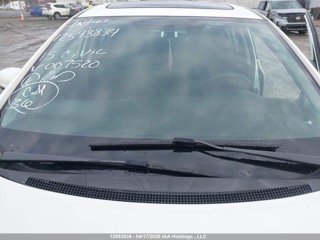 12593834 :رقم المزاد ، 2HGFB2F53FH007520 vin ، 2015 Honda Civic Lx مزاد بيع