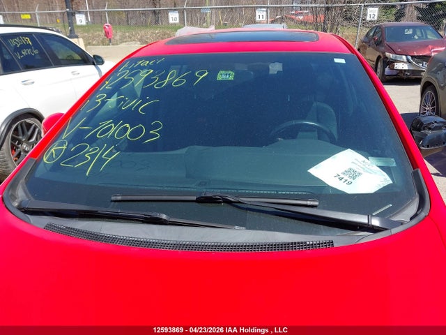 12593869 :رقم المزاد ، 2HGFB6E55DH701003 vin ، 2013 Honda Civic مزاد بيع