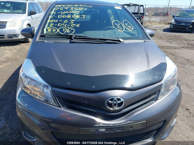 12593884 :رقم المزاد ، VNKKTUD39EA008263 vin ، 2014 Toyota Yaris مزاد بيع