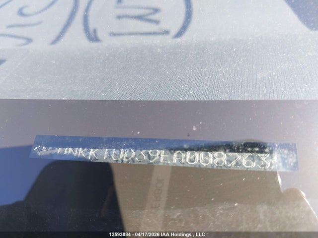 12593884 :رقم المزاد ، VNKKTUD39EA008263 vin ، 2014 Toyota Yaris مزاد بيع