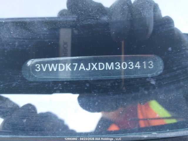 Продажа на аукционе авто 2013 Volkswagen Jetta, vin: 3VWDK7AJXDM303413, номер лота: 12593892