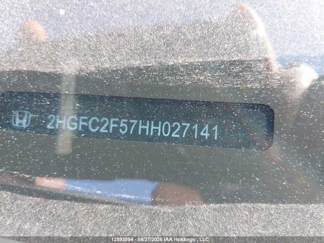 Aukcja sprzedaży 2017 Honda Civic Lx, vin: 2HGFC2F57HH027141, numer aukcji: 12593894