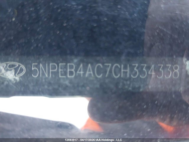 Продаж на аукціоні авто 2012 Hyundai Sonata Gls, vin: 5NPEB4AC7CH334338, номер лоту: 12593917