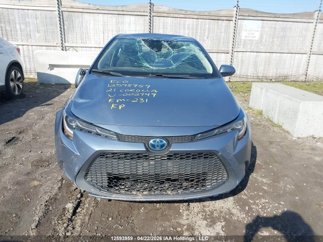 Продажа на аукционе авто 2021 Toyota Corolla Hybrid Base W/li Battery, vin: JTDBAMDE7MJ002749, номер лота: 12593959