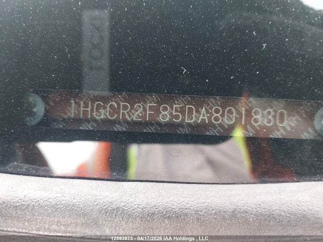 2013 Honda Accord Ex-l მანქანა იყიდება აუქციონზე, vin: 1HGCR2F85DA801830, აუქციონის ნომერი: 12593973