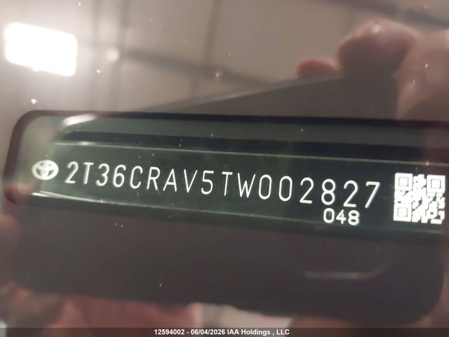 Продажа на аукционе авто 2026 Toyota Rav4 Limited, vin: 2T36CRAV5TW002827, номер лота: 12594002
