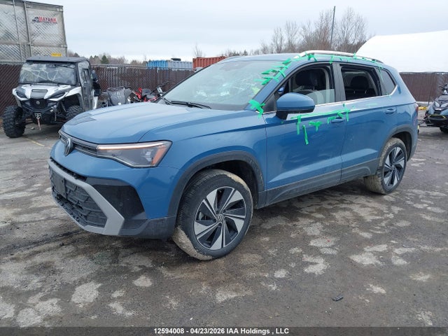 2026 Volkswagen Taos Se მანქანა იყიდება აუქციონზე, vin: 3VVUC7B24TM011635, აუქციონის ნომერი: 12594008