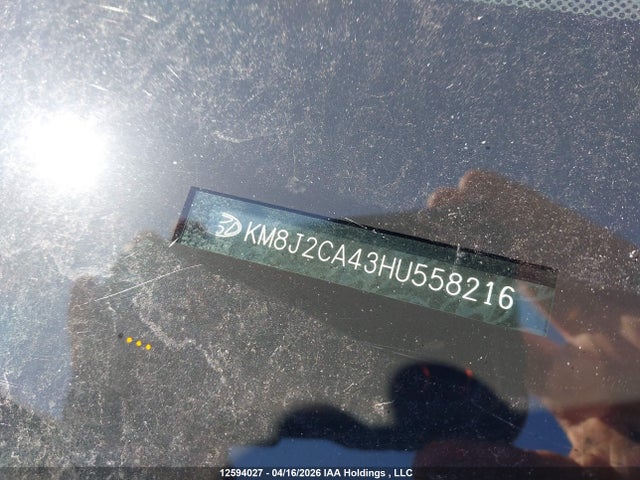 KM8J2CA43HU558216 Hyundai Tucson