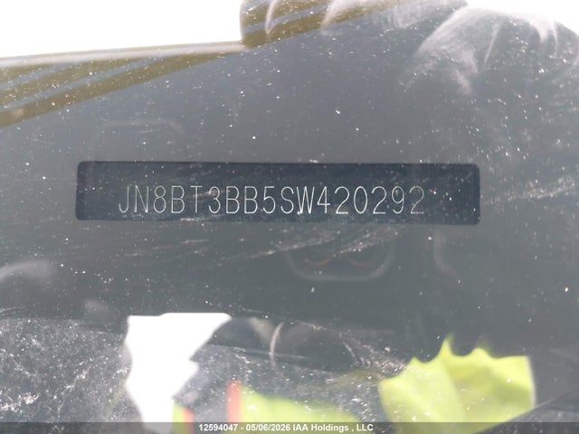 12594047 :رقم المزاد ، JN8BT3BB5SW420292 vin ، 2025 Nissan Rogue مزاد بيع