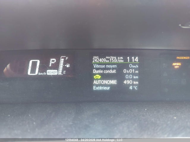 JTDKDTB31G1125843 Toyota PRIUS C