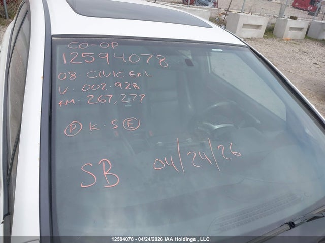 Aukcja sprzedaży 2008 Honda Civic Ex-l, vin: 2HGFA16968H002928, numer aukcji: 12594078