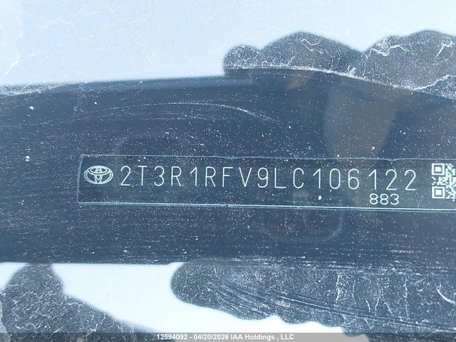 2T3R1RFV9LC106122 Toyota Rav4 Xle/xle Premium