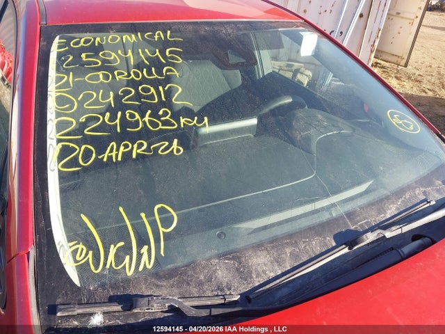 12594145 :رقم المزاد ، 5YFBPMBE1MP242912 vin ، 2021 Toyota Corolla مزاد بيع