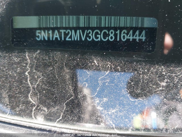 5N1AT2MV3GC816444 Nissan Rogue S/sl/sv