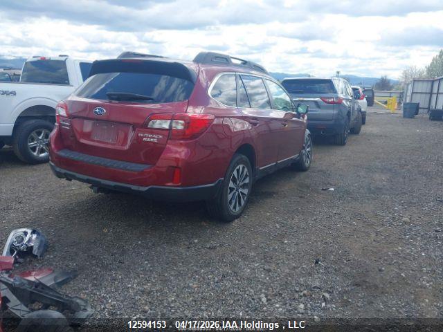 12594153 :رقم المزاد ، 4S4BSANC4F3313521 vin ، 2015 Subaru Outback 2.5i Limited مزاد بيع