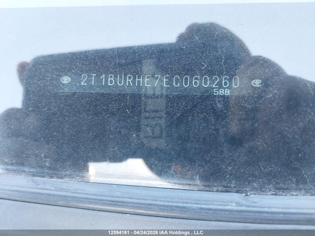 Aukcja sprzedaży 2014 Toyota Corolla Le, vin: 2T1BURHE7EC060260, numer aukcji: 12594161