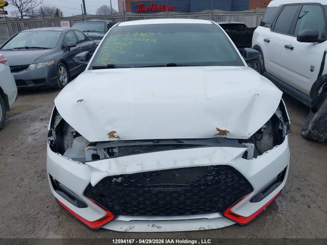 2022 Hyundai Veloster N Manual მანქანა იყიდება აუქციონზე, vin: KMHT36AH0NU011667, აუქციონის ნომერი: 12594167