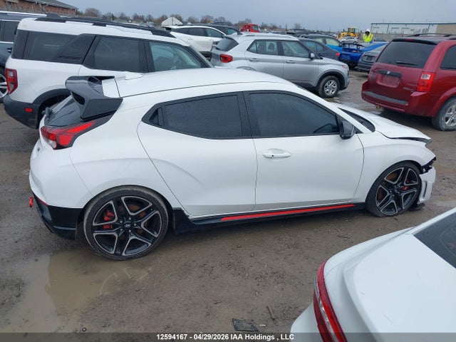 2022 Hyundai Veloster N Manual მანქანა იყიდება აუქციონზე, vin: KMHT36AH0NU011667, აუქციონის ნომერი: 12594167