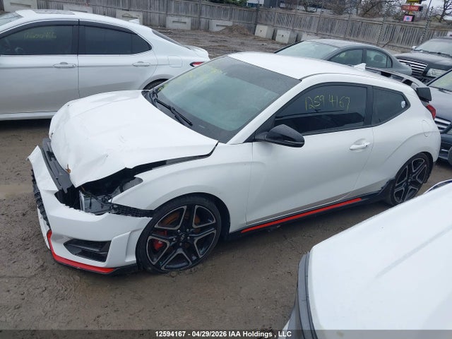 2022 Hyundai Veloster N Manual მანქანა იყიდება აუქციონზე, vin: KMHT36AH0NU011667, აუქციონის ნომერი: 12594167