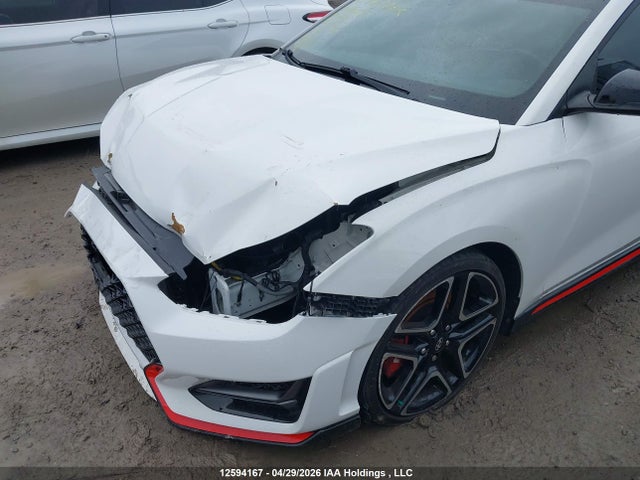 2022 Hyundai Veloster N Manual მანქანა იყიდება აუქციონზე, vin: KMHT36AH0NU011667, აუქციონის ნომერი: 12594167