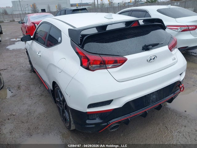 2022 Hyundai Veloster N Manual მანქანა იყიდება აუქციონზე, vin: KMHT36AH0NU011667, აუქციონის ნომერი: 12594167
