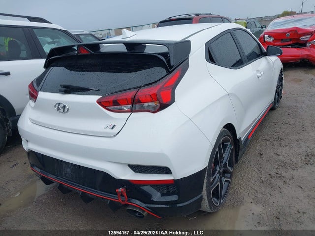 2022 Hyundai Veloster N Manual მანქანა იყიდება აუქციონზე, vin: KMHT36AH0NU011667, აუქციონის ნომერი: 12594167