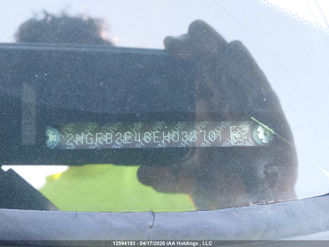 Aukcja sprzedaży 2014 Honda Civic, vin: 2HGFB2E46EH033701, numer aukcji: 12594193
