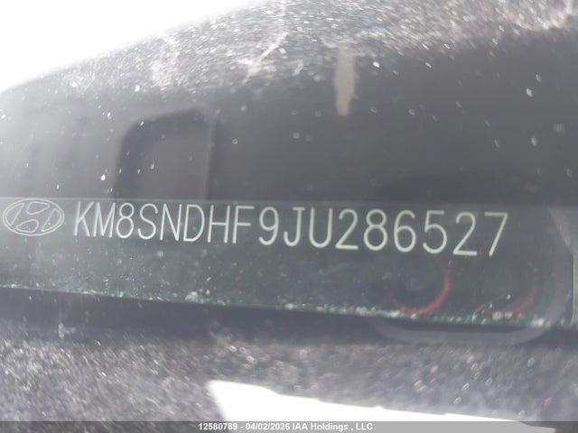 KM8SNDHF9JU286527 Hyundai Santa Fe Xl Limited