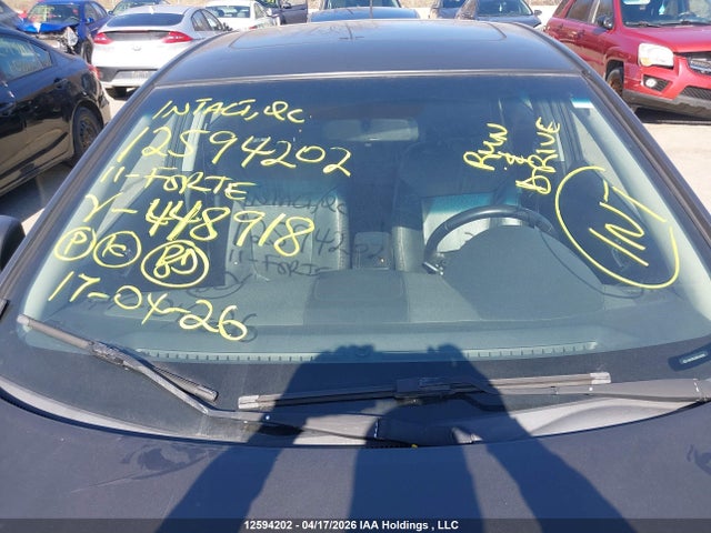 2011 Kia Forte მანქანა იყიდება აუქციონზე, vin: KNAFW4A38B5448918, აუქციონის ნომერი: 12594202