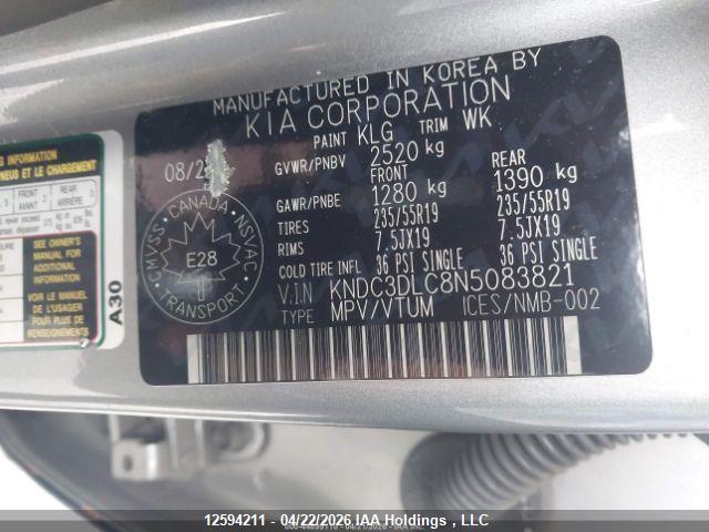 KIA Ev6 Light/wind/gt Line 2022 KNDC3DLC8N5083821 Image 10