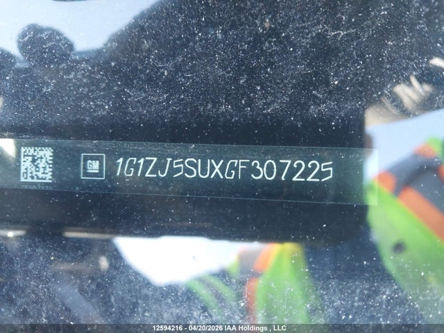 1G1ZJ5SUXGF307225 Chevrolet MALIBU HYBRID