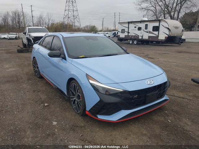 2023 Hyundai Elantra N Dct მანქანა იყიდება აუქციონზე, vin: KMHLW4AKXPU017082, აუქციონის ნომერი: 12594233