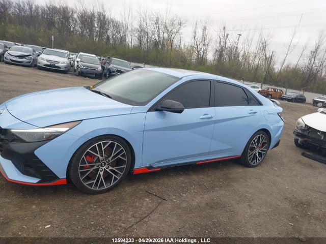 2023 Hyundai Elantra N Dct მანქანა იყიდება აუქციონზე, vin: KMHLW4AKXPU017082, აუქციონის ნომერი: 12594233