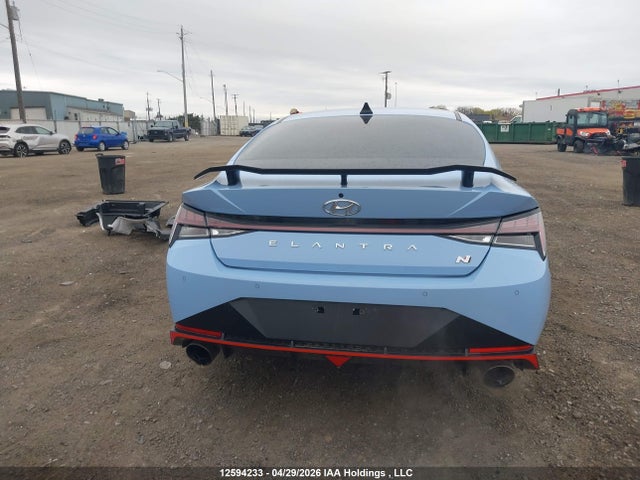2023 Hyundai Elantra N Dct მანქანა იყიდება აუქციონზე, vin: KMHLW4AKXPU017082, აუქციონის ნომერი: 12594233
