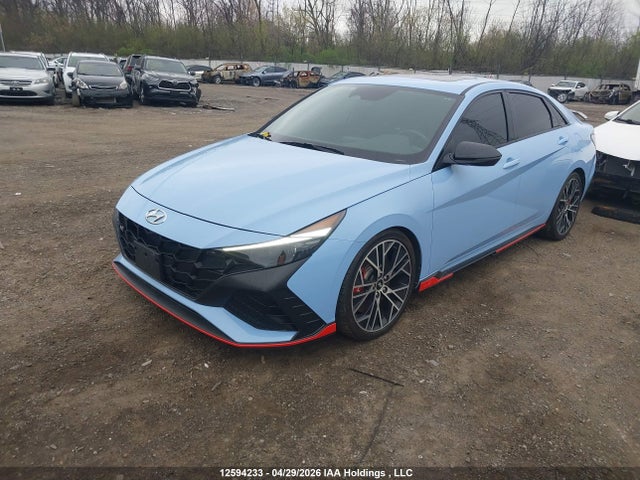 2023 Hyundai Elantra N Dct მანქანა იყიდება აუქციონზე, vin: KMHLW4AKXPU017082, აუქციონის ნომერი: 12594233