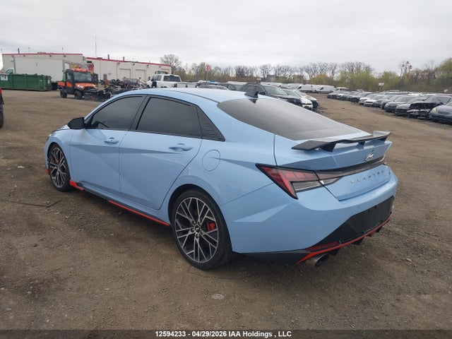 2023 Hyundai Elantra N Dct მანქანა იყიდება აუქციონზე, vin: KMHLW4AKXPU017082, აუქციონის ნომერი: 12594233