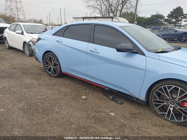2023 Hyundai Elantra N Dct მანქანა იყიდება აუქციონზე, vin: KMHLW4AKXPU017082, აუქციონის ნომერი: 12594233