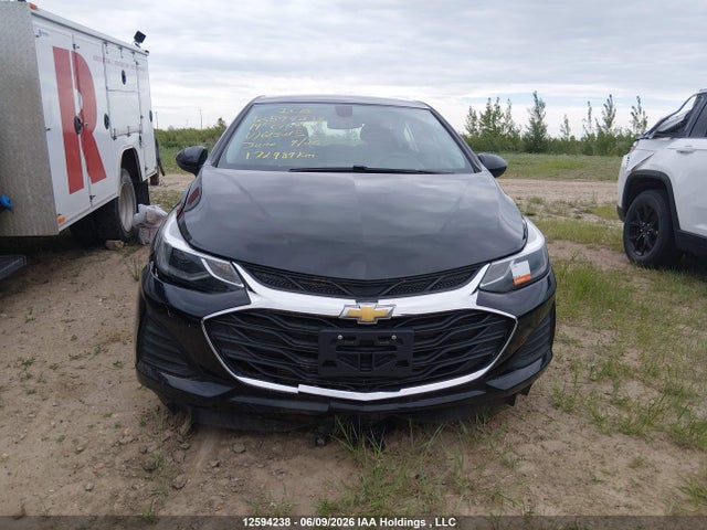 12594238 :رقم المزاد ، 3G1BE6SM3KS613215 vin ، 2019 Chevrolet Cruze Lt مزاد بيع