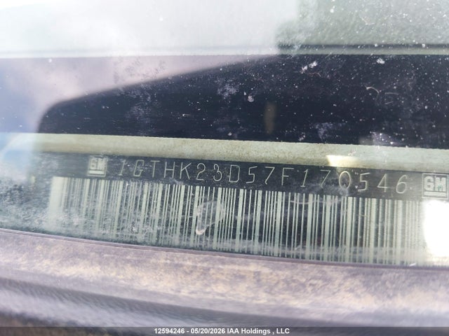 Продаж на аукціоні авто 2007 Gmc Sierra K2500 Heavy Duty, vin: 1GTHK23D57F170546, номер лоту: 12594246