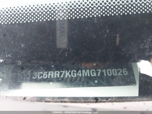 3C6RR7KG4MG710026 RAM 1500 Classic Tradesman