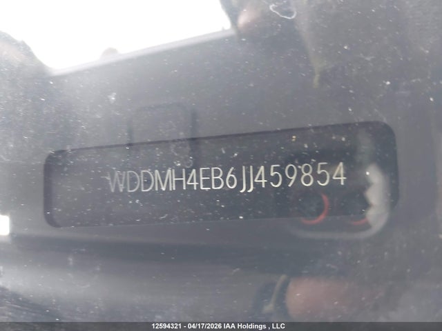 WDDMH4EB6JJ459854 Mercedes-Benz B250