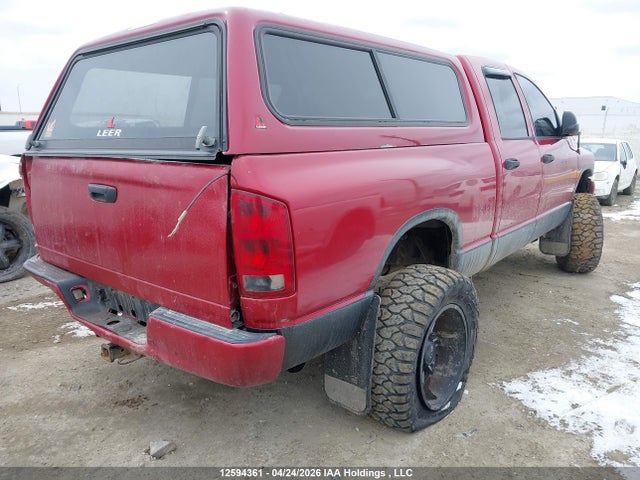 12594361 :رقم المزاد ، 3D7KS28C16G263802 vin ، 2006 Dodge Ram 2500 St/slt/laramie مزاد بيع