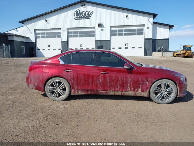 2015 Infiniti Q50 Premium/sport მანქანა იყიდება აუქციონზე, vin: JN1BV7AR1FM420726, აუქციონის ნომერი: 12594370