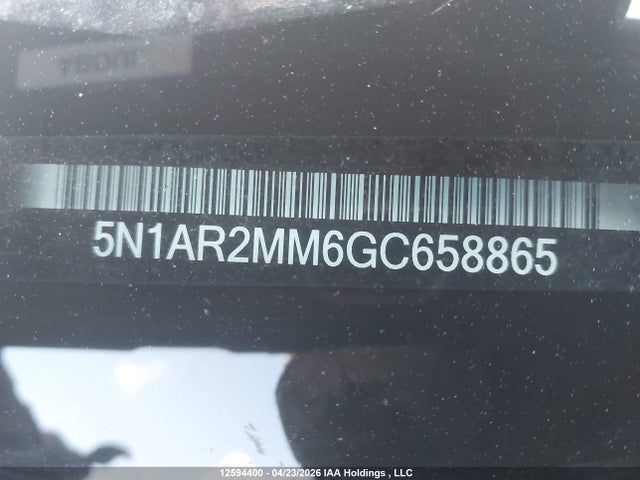 Aukcja sprzedaży 2016 Nissan Pathfinder S/sv/sl/platinum, vin: 5N1AR2MM6GC658865, numer aukcji: 12594400